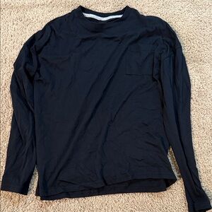 Kids Black Long Sleeve Tee